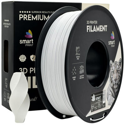 Smart Print FG-S47-E1, 3D filamento, PLA+, 1,75mm, 1000g, Bianco (White)