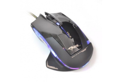E-blue Mouse Mazer R EMS124BK(1), 2400DPI, ottica, 6sp\., wired USB, nero