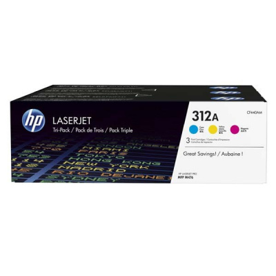 HP 312A CF440AM C+M+Y multipack toner originale