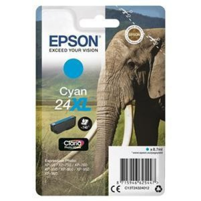 Epson T24324012, T2432 ciano (cyan) toner originale