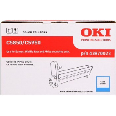 OKI 43870023 ciano (cyan) tamburo originale