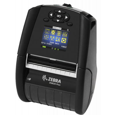 Zebra ZQ620 Plus ZQ62-AUWAEC4-00, 19mm Core, RS232, BT (BLE), Wi-Fi, 8 dots/mm (203 dpi) stampante di etichette