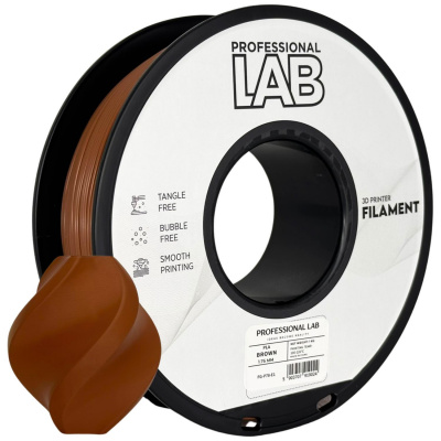 Professional Lab FG-P78-E1, 3D filamento, PLA, 1,75mm, 1000g, Marrone (Brown)