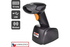 Virtuos EH02G0022 lettore CCD HW-311A, wireless, base USB, nero
