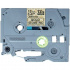 Brother TZ-MPGG31 / TZe-MPGG31, 12mm x 4m, testo nera / sfondo d'oro, nastro originale