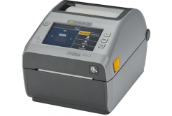 Zebra ZD621d ZD6A143-D0EL02EZ, 12 dots/mm (300 dpi), stampante di etichette, disp., RTC, USB, USB Host, RS232, BT, Ethernet, Wi-Fi, grey