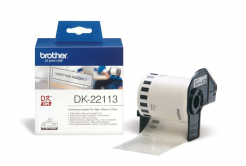 Brother DK-22113, 62mm x 15,24m, rivestito con pellicola, rotolo continuo originale
