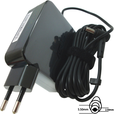 Adattatore originale Asus 65W 19V 2P senza CORE con spina EU