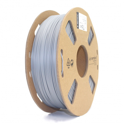 Gembird 3DP-PLA+1.75-02-GR, 3D filamento, PLA Plus, 1,75mm, 1000g, Grigio (Grey)