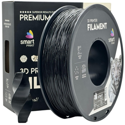 Smart Print FG-S118-E1, 3D filamento, TPU 95A, 1,75mm, 1000g, Nero (Black)