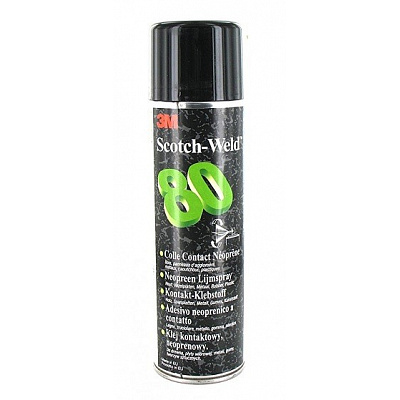 3M 80 Adesivo neoprenico a contatto, spray 500 ml