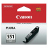 Canon CLI-551GY, 6512B001 grigio (grey) cartuccia originale