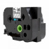 Nastro compatibile con Brother TZ-S165 / TZe-S165, 36mm x 8m, extr.adh. testo bianco / nastro trasparente