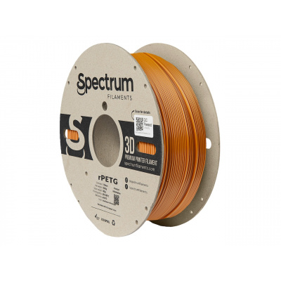 Spectrum 80592 3D filamento, r-PETG, 1,75mm, 1000g, Giallo (Yellow orange)