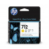 HP 712 3ED69A giallo (yellow) cartuccia originale