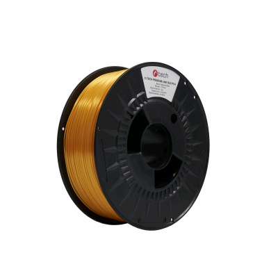 C-Tech 3DF-P-SPLA1.75-1023 3D filamento, PREMIUM LINE, Silk PLA, RAL1023, 1,75mm, 1000g, Giallo traffico (Traffic yellow)