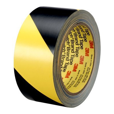 3M 766 PVC adesiva nastro, giallo-nero, 100 mm x 33 m