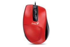 Genius Mouse DX-150X 31010231101, 1000DPI, ottica, 3sp\., wired USB, rosso