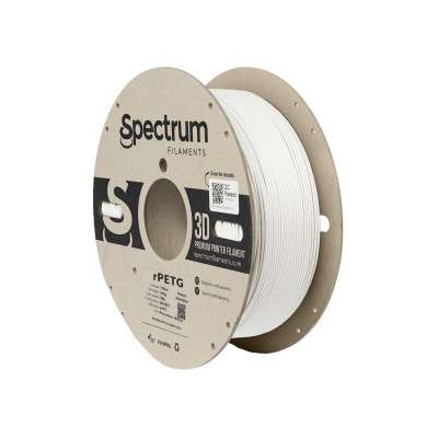 Spectrum 80590 3D filamento, r-PETG, 1,75mm, 1000g, Bianco (Porcelain white)