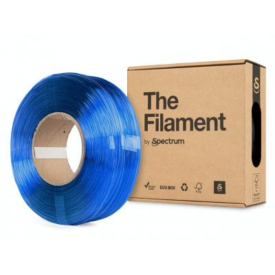 "The Filament" by Spectrum TF-24068, ReFill PETG, 1,75mm, 1000g, Blu trasparente (Transparent blue)
