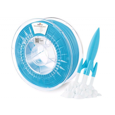 Spectrum 81062 3D filamento, PLA High Speed, 1,75mm, 1000g, Blu (Baby blue)
