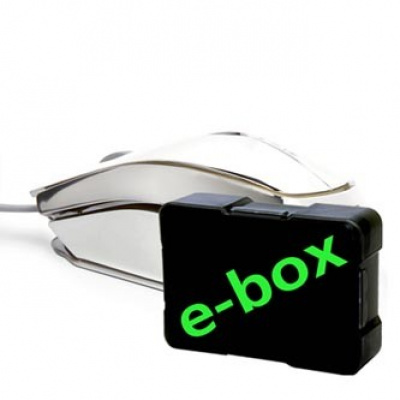 E-blue Mouse MOOD EMS617ELAA-UI, 2400DPI, ottica, 3sp\., wired USB, argento, 7 barev retroilluminazione, e-box