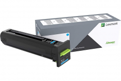 Lexmark 72K0X20 ciano (cyan) toner originale