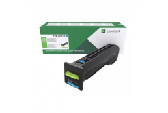 Lexmark 72K20C0 ciano (cyan) toner originale