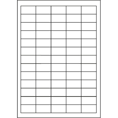 Etichette autoadesive 38 x 21,2 mm, 65 etichette, A4, 100 fogli