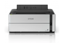 Epson tiskárna ink EcoTank Mono M1180, A4, 1200x2400dpi, 39ppm, USB, Ethernet, Wi-Fi, Duplex, 3 roky záruka po reg.