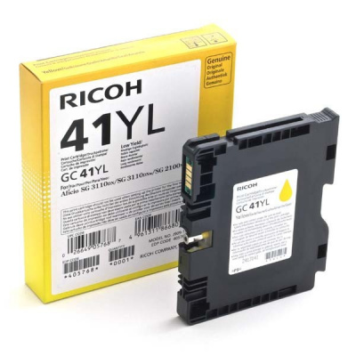 Ricoh GC41Y 405768 giallo (yellow) cartuccia gel originale