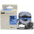 Epson LK-7LBP, SC36BW, C53S657504, 36mm x 9m, testo nera / sfondo blu, nastro compatibile