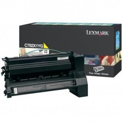 Lexmark C782X1YG giallo (yellow) toner originale