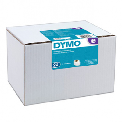 Dymo S0722360 etichette di carta 89mm x 28mm, bianco, indirizzo, 24 x 130 pz