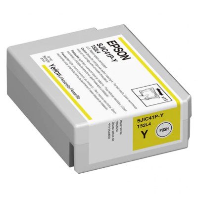 Epson SJIC42P-Y C13T52M440 per ColorWorks, giallo (yellow) cartuccia originale