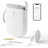 Niimbot D11-H Smart 1AA57281601, etichettatrice, bianco + rotolo di etichette