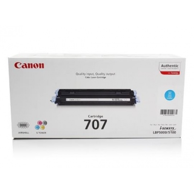 Canon CRG-707 azurový (cyan) originální toner