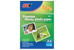 SCI GPP-230 Glossy Inkjet Photo Paper, 230g, A4, 20 foglioů, lucido carta fotografica