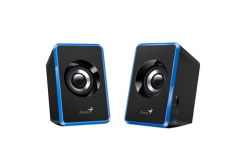 Altoparlanti Genius SP-U125, 2.0, 3W, blu, controllo del volume, jack da 3,5 mm (USB), 150Hz-20kHz
