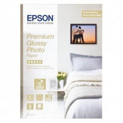 Epson Glossy Photo Paper C13S042155, 255 g/m2, A4, 15pz, lucido, bianco, carta fotografica