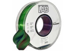 Professional Lab FG-P116-E1, 3D filamento, PLA Silk, Tri Color, Red, Blue, Green, 1kg, 1,75mm
