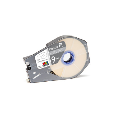Partex PROMARK-PL090CN9, bianco nastro autoadesivo, 9mm, 30m