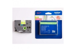 Brother TZ-MQG35 / TZe-MQG35, 12mm x 5m,  testo bianco/sfondo verde, nastro originale