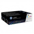 HP 128A CF371AM, ciano/magenta/giallo (cyan/magenta/yellow) toner originale