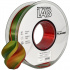 Professional Lab FG-P105-E1, 3D filamento, PLA Silk, 1,75mm, 1000g,  Tri Color, Multicolore (Red, Yellow, Green)