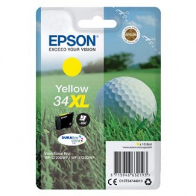 Epson T34744010, T347440 giallo (yellow) cartuccia originale