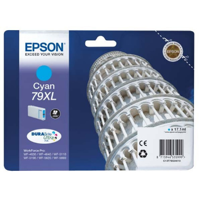 Epson 79 XL C13T79024010 ciano (cyan) cartuccia originale