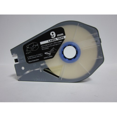 Nastro autoadesivo compatibile per Canon M-1 Std/M-1 Pro, 9mm x 30m, cartuccia, bianco