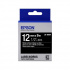 Epson LabelWorks LK-4BWV C53S654009 12mm x 9m, testo bianco / nastro nero, nastro originale