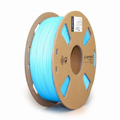 Gembird 3DP-PLA1.75-01-BS, 3D filamento, PLA, 1,75mm, 1000g, Azzurro cielo (Blue)